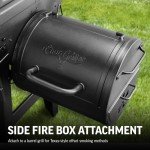 Char-Griller Portable Charcoal Grill with Side Fire Box