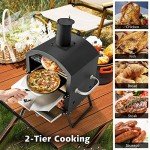 Portable Stainless Steel Outdoor Pizza Oven with Cover