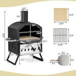 Portable Stainless Steel Outdoor Pizza Oven with Cover