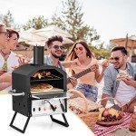 Portable Stainless Steel Outdoor Pizza Oven with Cover