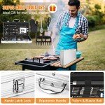 38-Piece Stainless Steel BBQ Grill Tools Set