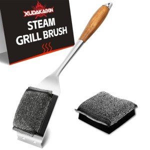 XUDAKAIXIN Bristle-Free Grill Brush with Replacement Head