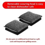 XUDAKAIXIN Bristle-Free Grill Brush with Replacement Head