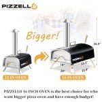 PIZZELLO 16" Outdoor Propane & Wood Pizza Oven