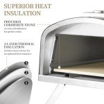PIZZELLO 16" Outdoor Propane & Wood Pizza Oven