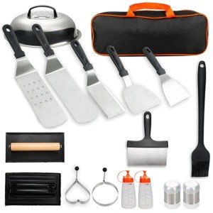 17-Piece Heavy Duty BBQ Grill Tool Set