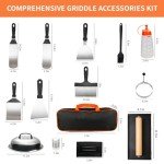 17-Piece Heavy Duty BBQ Grill Tool Set