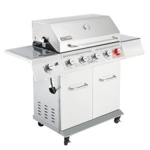Royal Gourmet 5-Burner Propane Gas Grill with Side Burner