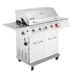 Royal Gourmet 5-Burner Propane Gas Grill with Side Burner