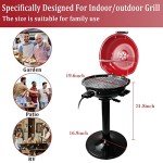 Techwood 1600W Electric BBQ Grill for 15 Servings