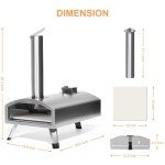 PolarcoForgeco 12-Inch Outdoor Pizza Oven