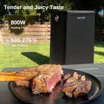 EAST OAK 30-Inch Outdoor Electric Smoker with Racks