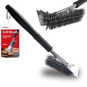 BBQcuker 18" Grill Brush with Scraper