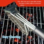 BBQcuker 18" Grill Brush with Scraper