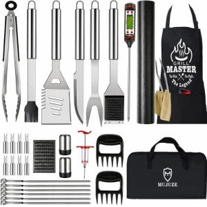 31-Piece BBQ Grill Accessories Set with Apron