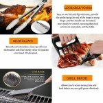 31-Piece BBQ Grill Accessories Set with Apron