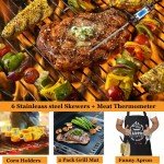 31-Piece BBQ Grill Accessories Set with Apron