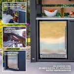 Fusion Flame Outdoor Kitchen with 5-Burner Grill