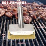 Bristle-Free Steam Grill Brush with Replaceable Head