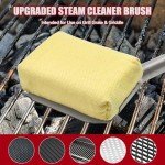 Bristle-Free Steam Grill Brush with Replaceable Head