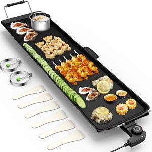 HAPPYGRILL Nonstick Electric Griddle for BBQ Fun