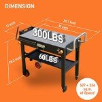Folding Portable Grill Table with Paper Towel Holder