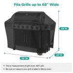 SunPatio 70-Inch Heavy Duty BBQ Grill Cover