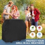 Heavy Duty 58-Inch BBQ Grill Cover, Waterproof