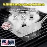 Heavy-Duty 18” Steel Grill Brush with Wooden Handle