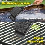 Heavy-Duty 18” Steel Grill Brush with Wooden Handle