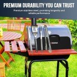 KONA 18" BBQ Grill Tools Set with Case