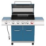 Royal Gourmet 5-Burner Propane Gas Grill, Blue