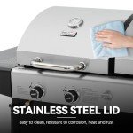 Royal Gourmet 2-Burner Gas and Charcoal Grill