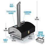 Deco Chef 2-in-1 Outdoor Pizza Oven & Grill