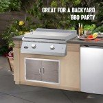 Hygrill 30-Inch Stainless Steel Outdoor Gas Griddle