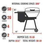 recteq RT-B380 Bullseye Pellet Grill with Cover