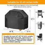 48-Inch Waterproof BBQ Grill Cover for Outdoor Use