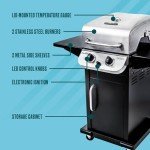 2-Burner Propane Grill with Grease Tray & Gauge