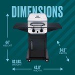 2-Burner Propane Grill with Grease Tray & Gauge