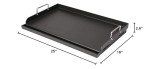 25" Pre-Seasoned Cast Iron Griddle for Grills