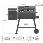 DAMNISS DAPG-03 Electric Pellet Smoker Grill