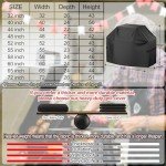 Waterproof BBQ Grill Cover with Adjustable Straps, 65