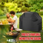 Waterproof BBQ Grill Cover with Adjustable Straps, 65