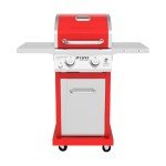 Nexgrill Deluxe 2-Burner Gas Grill with Side Table
