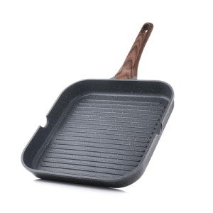 SENSARTE 9.5-Inch Nonstick Grill Pan with Pour Spouts