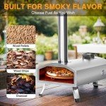 12-Inch Wood-Fired Portable Pizza Oven