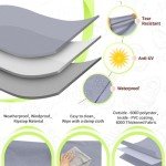 55-Inch Waterproof BBQ Grill Cover - NEXCOVER