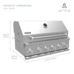 SPIRE 6-Burner Built-In Propane Gas Grill