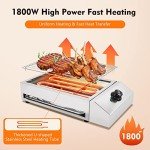 1800W Smokeless Indoor Outdoor Electric BBQ Grill