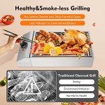 1800W Smokeless Indoor Outdoor Electric BBQ Grill